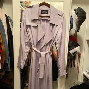 Ankle length light trench coat